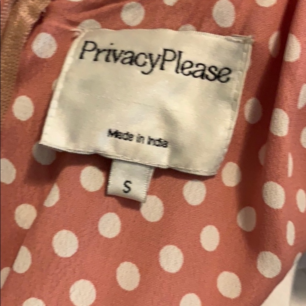 Privacy please polka dot jumpsuit S mauve - Picture 4 of 5